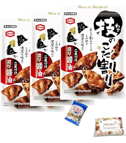 Amazon.co.jp: 亀田製菓 技のこだ割り 濃厚醤油 120g×6袋 : 食品・飲料